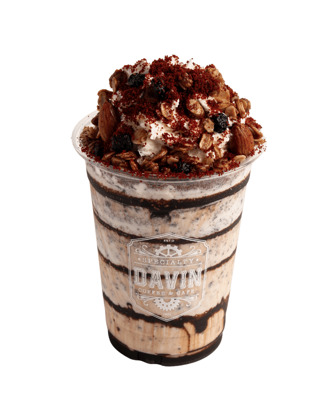 แฟรปเป้คริสต์มาส Christmas Crunch ท็อปปิ้งกราโนล่า คุกกี้ และครีมสด เมนูพิเศษช่วงเทศกาลคริสต์มาส