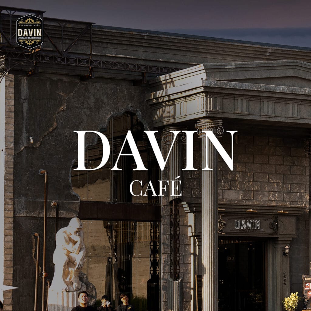 The grand European-inspired exterior of Davin Cafe in Ramintra, presenting a distinctive seminar venue ideal for workshops, corporate gatherings, and events that seek a refined atmosphere beyond conventional meeting spaces.