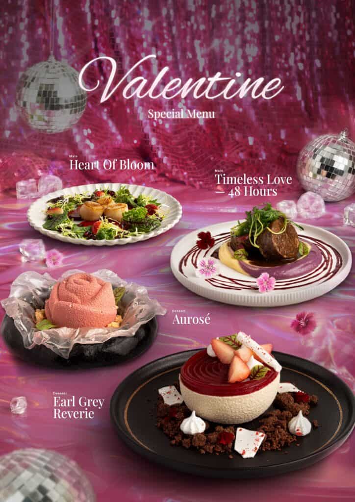 Happy Valentine Day เซตเมนูพิเศษวาเลนไทน์ รวมอาหารคาว ของหวาน และการจัดจานสไตล์โรแมนติก สำหรับค่ำคืนแห่งความรักที่น่าจดจำ
