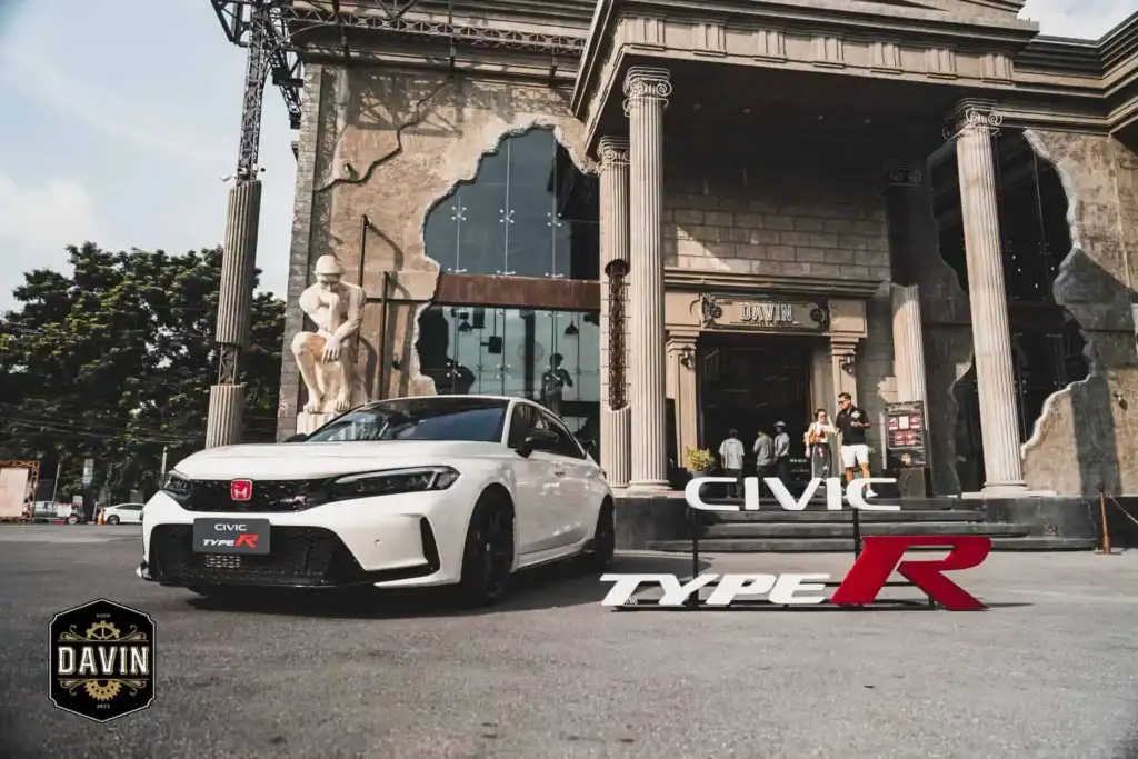 XPeng vehicles displayed outside Davin Cafe for an automotive launch event in Bangkok