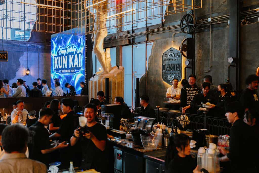 บรรยากาศ Private Party ที่ DAVIN CAFE พร้อมพื้นที่จัดงานเฉลิมฉลองและปาร์ตี้ส่วนตัว
