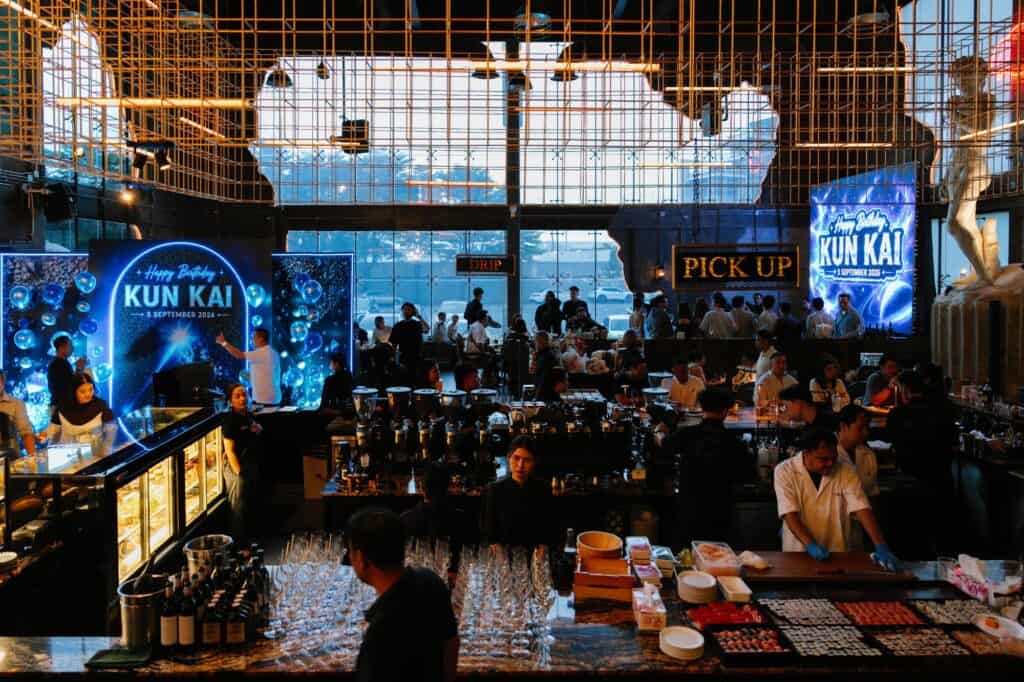 Private Party venue at DAVIN CAFE with a full event setup for birthday celebrations and private events